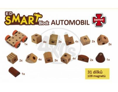 Edtoy Stavebnice SmartBlocks Automobil