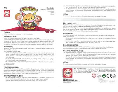 Educa hra Priprav si svoj Hamburger
