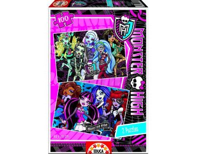 Educa Puzzle Monster High 2v1 100 dílků
