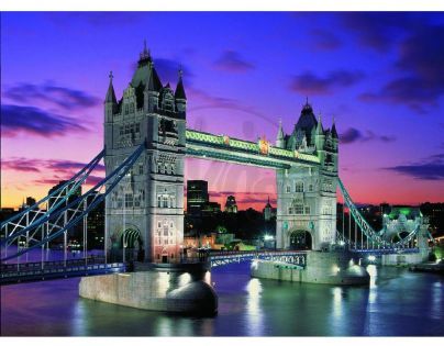 Educa Puzzle Neon Noční Londýn Tower Bridge 1000 dílků