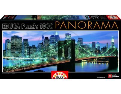 Educa Puzzle Panoramatické Brooklynský most 1000 dílků