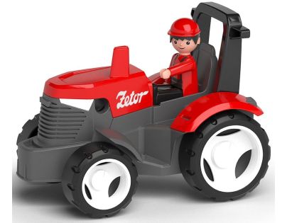 Efko ECO MultiGO Červený traktor Zetor s radlicou, figúrka Igráčka