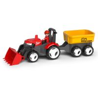 Efko ECO MultiGO Červený traktor Zetor s radlicou, vlek, Igráček 2