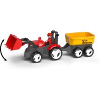 Efko ECO MultiGO Červený traktor Zetor s radlicou, vlek, Igráček 3