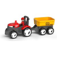 Efko ECO MultiGO Červený traktor Zetor s radlicou, vlek, Igráček 4