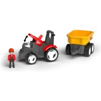 Efko ECO MultiGO Červený traktor Zetor s radlicou, vlek, Igráček 5