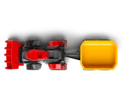 Efko ECO MultiGO Červený traktor Zetor s radlicou, vlek, Igráček