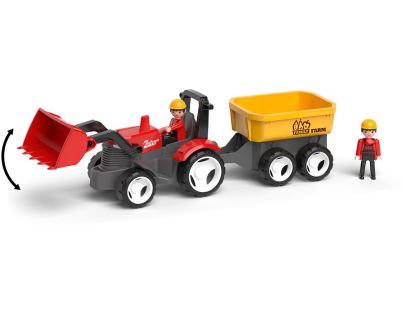 EFKO ECO MultiGO Červený traktor Zetor s radlicou, figúrka Igráček