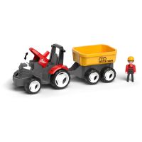 EFKO ECO MultiGO Červený traktor Zetor s radlicou, figúrka Igráček 4