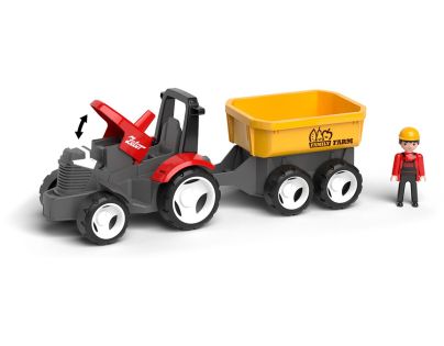 EFKO ECO MultiGO Červený traktor Zetor s radlicou, figúrka Igráček