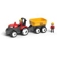 EFKO ECO MultiGO Červený traktor Zetor s radlicou, figúrka Igráček 5