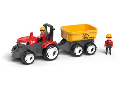 EFKO ECO MultiGO Červený traktor Zetor s radlicou, figúrka Igráček