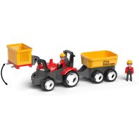 EFKO ECO MultiGO Červený traktor Zetor s radlicou, figúrka Igráček 6