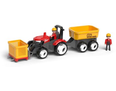 EFKO ECO MultiGO Červený traktor Zetor s radlicou, figúrka Igráček