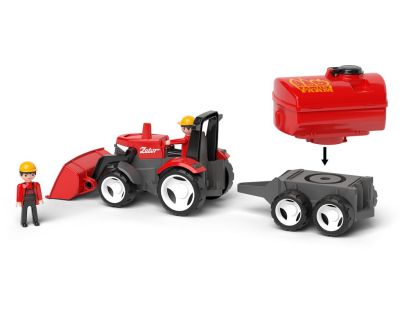 EFKO ECO MultiGO Červený traktor Zetor s radlicou, figúrka Igráček