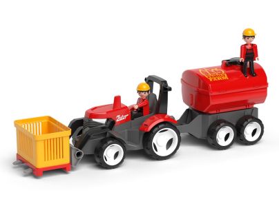 EFKO ECO MultiGO Červený traktor Zetor s radlicou, figúrka Igráček
