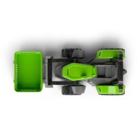 EFKO ECO MultiGO Zelený traktor s vidlami, paleta, kôš, Igráček 6