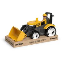 EFKO ECO MultiGO Žltý traktor s radlicou, figúrka Igráček