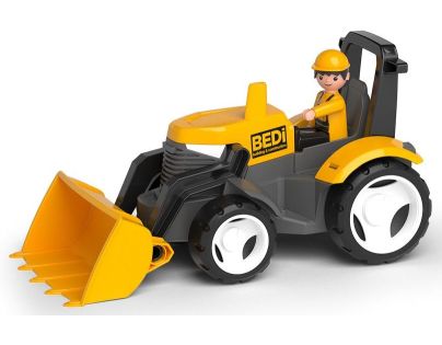 EFKO ECO MultiGO Žltý traktor s radlicou, figúrka Igráček