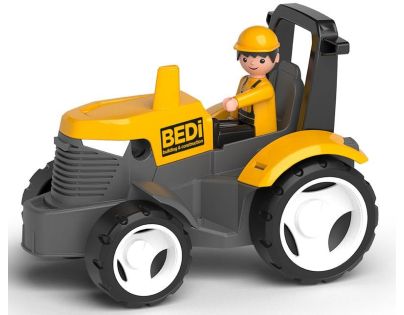 EFKO ECO MultiGO Žltý traktor s radlicou, figúrka Igráček
