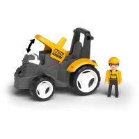 EFKO ECO MultiGO Žltý traktor s radlicou, figúrka Igráček 5