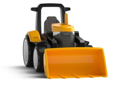 EFKO ECO MultiGO Žltý traktor s radlicou, figúrka Igráček