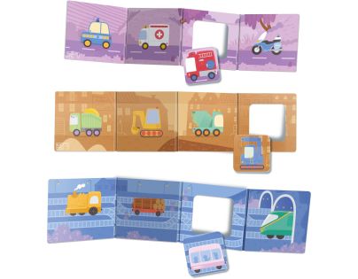 EFKO KukiKuk – Sada 3 Kuki leporel Autá