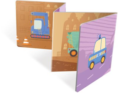 EFKO KukiKuk – Sada 3 Kuki leporel Autá