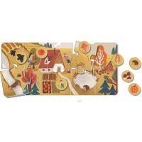 EFKO KukiKuk – Veeeľké puzzle loto Ročné obdobia 4