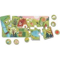 EFKO KukiKuk – Veeeľké puzzle loto Ročné obdobia 5