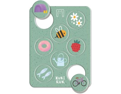 EFKO KukiKuk – Veeeľké puzzle loto Ročné obdobia