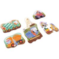 EFKO KukiKuk – Veeeľké puzzle Stavebné stroje 2