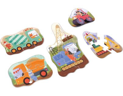 EFKO KukiKuk – Veeeľké puzzle Stavebné stroje