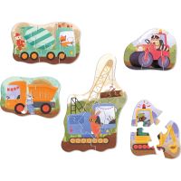 EFKO KukiKuk – Veeeľké puzzle Stavebné stroje 3