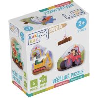 EFKO KukiKuk – Veeeľké puzzle Stavebné stroje 4
