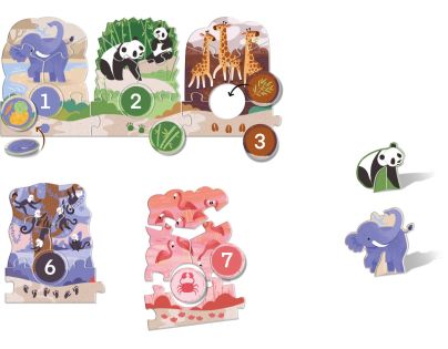 EFKO KukiKuk – Veľké puzzle loto Výlet do ZOO
