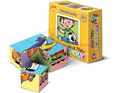 EFKO 54627 - Moje první kostky - Kluci  BABY
