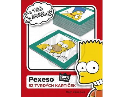 Efko Pexeso The Simpsons 52 tvrdých kartiček