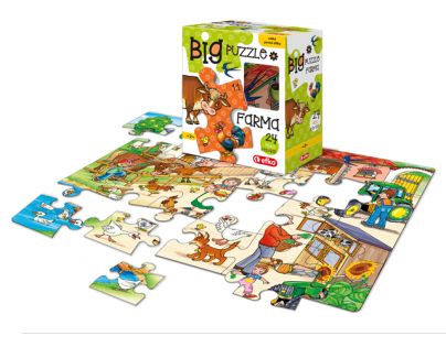 Efko Puzzle Big Baby Farma 24 dílků