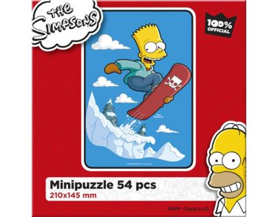 Efko Puzzle The Simpsons Bart na snowboardu