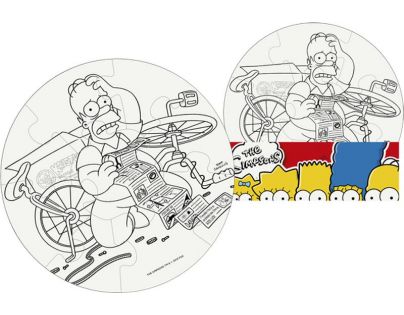 Efko Puzzle The Simpsons Vymaluj si kruh