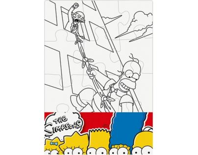 Efko Puzzle The Simpsons Vymaluj si obdelník