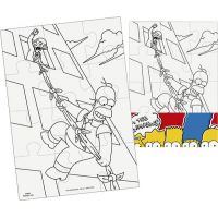 Efko Puzzle The Simpsons Vymaluj si obdelník 2