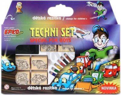Efko Razítka sada Techni set