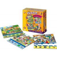 Efko Puzzle súbor 3 v 1 Moja rodina 32 dielikov