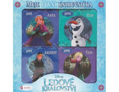 Egmont 4 knihy Ledové království Moje první knihovnička CZ verzia - Poškodený obal
