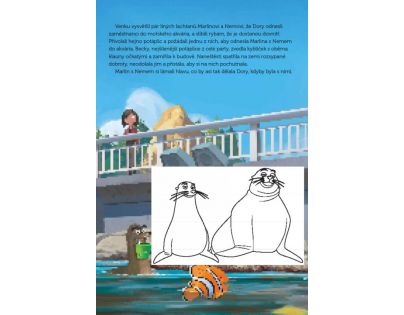 Hledá se Dory Vybarvuj, čti si a nalepuj