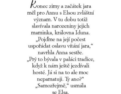 Ledové království - Vítání jara