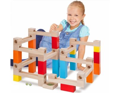 Bigjigs Toys Drevená guličková dráha