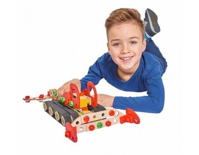 Eichhorn Stavebnice Constructor 200 dílů Rolba